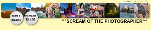 ***SCREAM OF THE PHOTOGRAPHER***. Get yours at bighugelabs.com/flickr