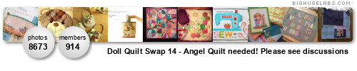 Doll Quilt Swap. Get yours at bighugelabs.com/flickr
