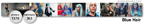 Blue Hair. Get yours at bighugelabs.com/flickr