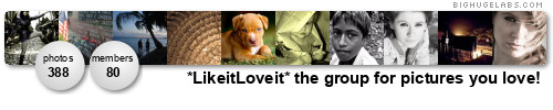 *LikeitLoveit* the group for pictures you love!. Get yours at bighugelabs.com/flickr