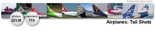 Airplanes: Tail Shots. Get yours at bighugelabs.com/flickr