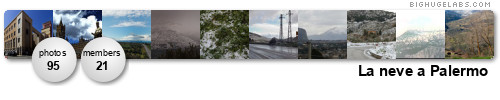 La neve a Palermo. Get yours at bighugelabs.com/flickr