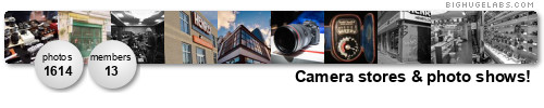 Camera stores & photo shows!. Get yours at bighugelabs.com/flickr