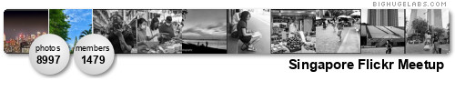 Singapore Flickr Meetup. Get yours at bighugelabs.com/flickr