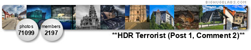 **HDR Terrorist**. Get yours at bighugelabs.com/flickr