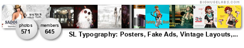 SL Posters, Fake Ads and Vintage Layouts. Get yours at bighugelabs.com/flickr
