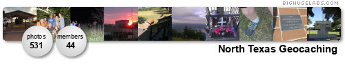 North Texas Geocaching. Get yours at bighugelabs.com/flickr North Texas Geocaching. Get yours at bighugelabs.com/flickr