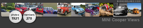MINI Cooper Views. Get yours at bighugelabs.com/flickr