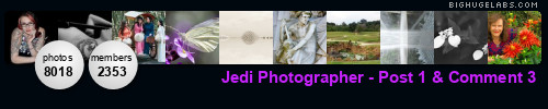 Jedi Photographer (Invite Only~Post 1 Award 3). Get yours at bighugelabs.com/flickr