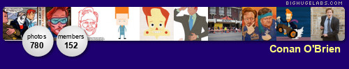 Conan O'Brien. Get yours at bighugelabs.com/flickr