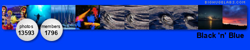 Black 'n' Blue. Get yours at bighugelabs.com/flickr