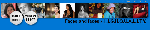Faces and faces. Get yours at bighugelabs.com/flickr
