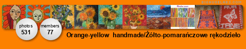 Orange-yellow  handmade. Get yours at bighugelabs.com/flickr