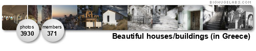 Beautiful Houses (in Greece). Get yours at bighugelabs.com/flickr