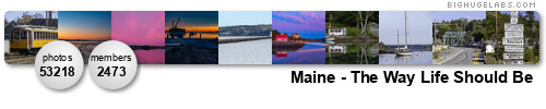 Maine - The Way Life Should Be. Get yours at bighugelabs.com/flickr