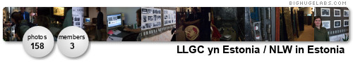 LLGC yn Estonia / NLW in Estonia. Get yours at bighugelabs.com/flickr