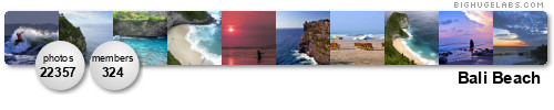 Bali Beach. Get yours at bighugelabs.com/flickr