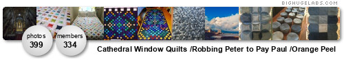 Cathedral Window Quilts /Robbing Peter to Pay Paul /Orange Peel. Get yours at bighugelabs.com/flickr