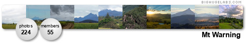 Mt Warning. Get yours at bighugelabs.com/flickr