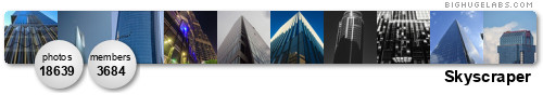 Skyscraper. Get yours at bighugelabs.com/flickr