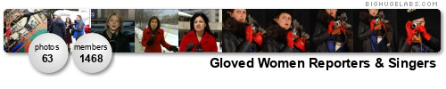 Gloved Women Reporters