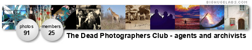 The Dead Photographers Club - agents and archivists. Get yours at bighugelabs.com/flickr