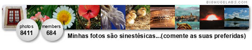 Minhas fotos são sinestésicas...(comente as suas preferidas). Get yours at bighugelabs.com/flickr