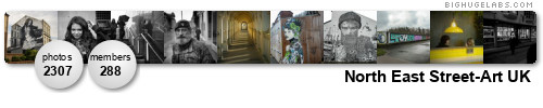 North East Street-Art UK. Get yours at bighugelabs.com/flickr