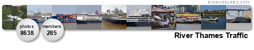 River Thames Traffic. Get yours at bighugelabs.com/flickr