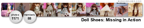 Doll Shoes: Missing in Action. Get yours at bighugelabs.com/flickr