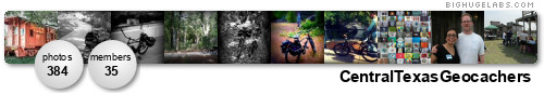 CentralTexasGeocachers. Get yours at bighugelabs.com/flickr CentralTexasGeocachers. Get yours at bighugelabs.com/flickr