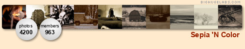 Sepia 'N Color. Get yours at bighugelabs.com/flickr