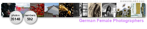 German Female Photographers. Get yours at bighugelabs.com/flickr