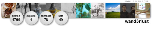 wand3rlust. Get yours at bighugelabs.com/flickr wand3rlust. Get yours at bighugelabs.com/flickr
