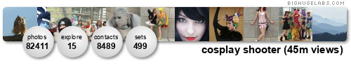 cosplay shooter. Get yours at bighugelabs.com/flickr
