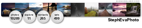 StephEvaPhoto. Get yours at bighugelabs.com/flickr