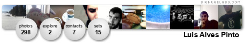 Luís Alves Pinto. Get yours at bighugelabs.com/flickr