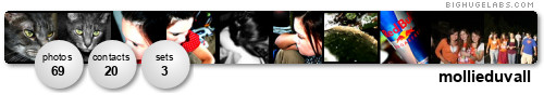 mollieduvall. Get yours at bighugelabs.com/flickr