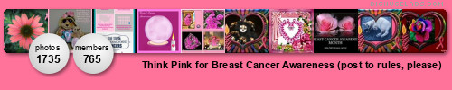 Think Pink for Breast Cancer Awareness (post to rules, please). Get yours at bighugelabs.com