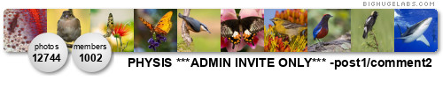 PHYSIS ***ADMIN INVITE ONLY*** -post1/comment2. Get yours at bighugelabs.com