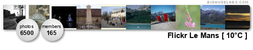 Flickr Le Mans [Non, la Sarthe, c'est pas humide]. Get yours at bighugelabs.com