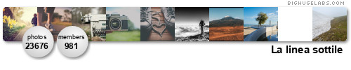 La linea sottile. Get yours at bighugelabs.com
