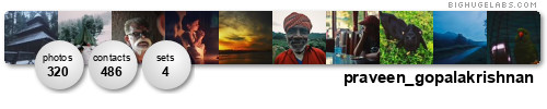 Praveen.G. Get yours at bighugelabs.com