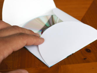 Folding CD cover