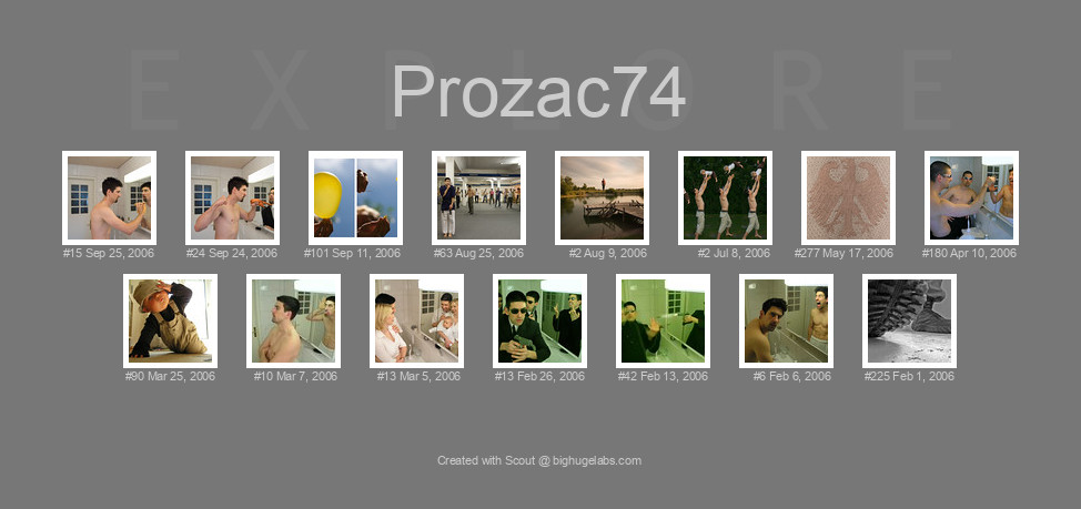 Find your photos in Flickr's Explore pages. Make a unique poster to show the world your achievement.