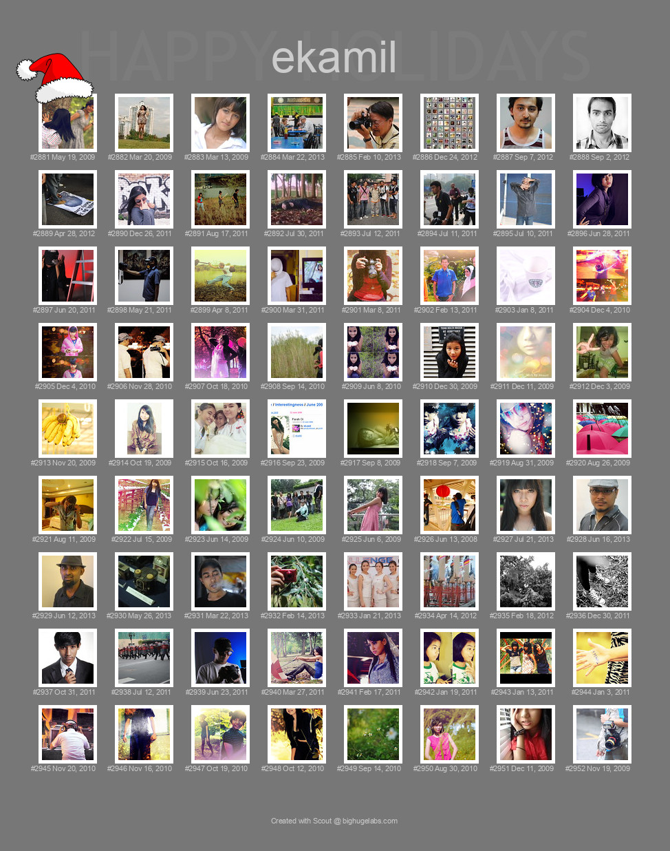 Find your photos in Flickr's Explore pages. Make a unique poster to show the world your achievement.