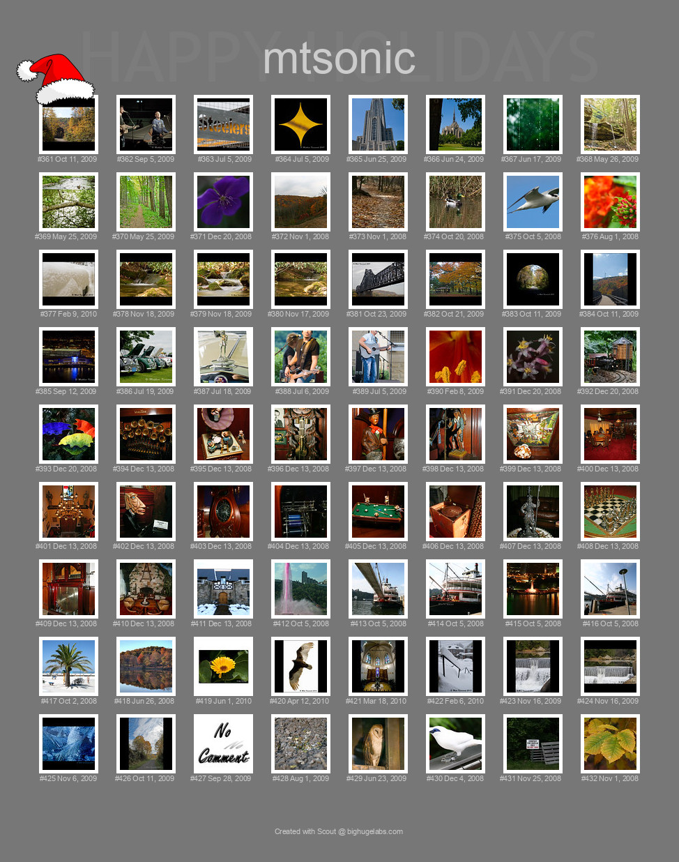 Find your photos in Flickr's Explore pages. Make a unique poster to show the world your achievement.