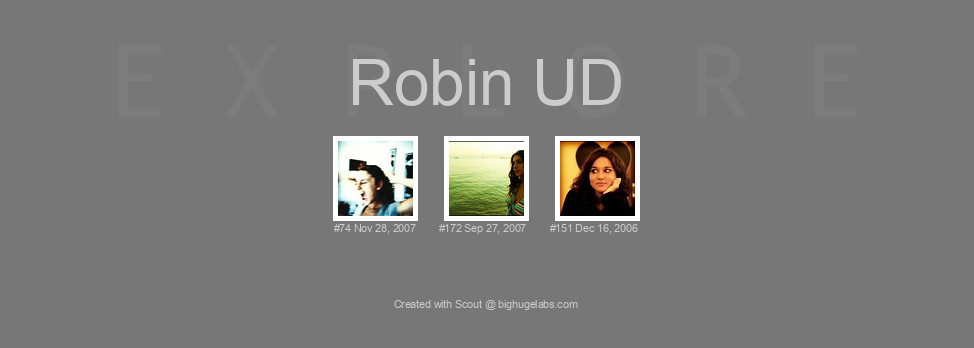 Find your photos in Flickr's Explore pages. Make a unique poster to show the world your achievement.