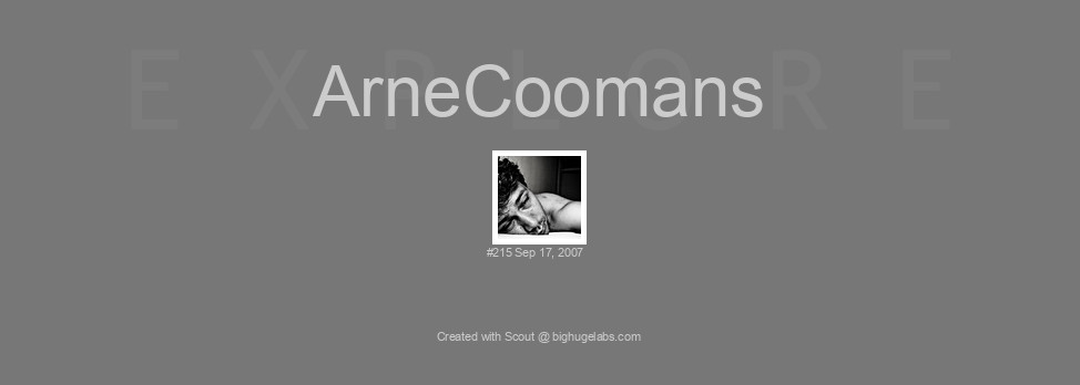 Find your photos in Flickr's Explore pages. Make a unique poster to show the world your achievement.