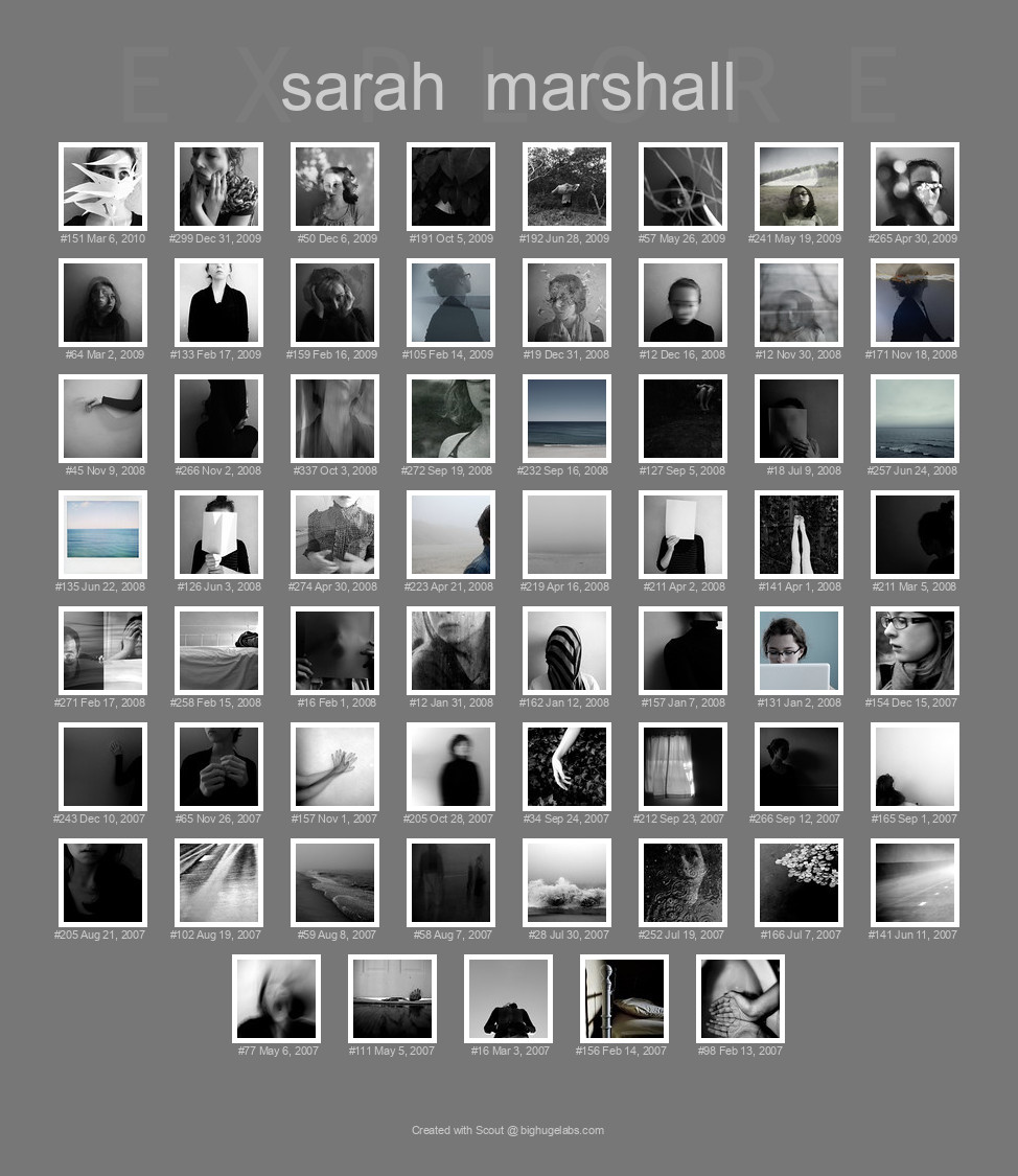 Find your photos in Flickr's Explore pages. Make a unique poster to show the world your achievement.